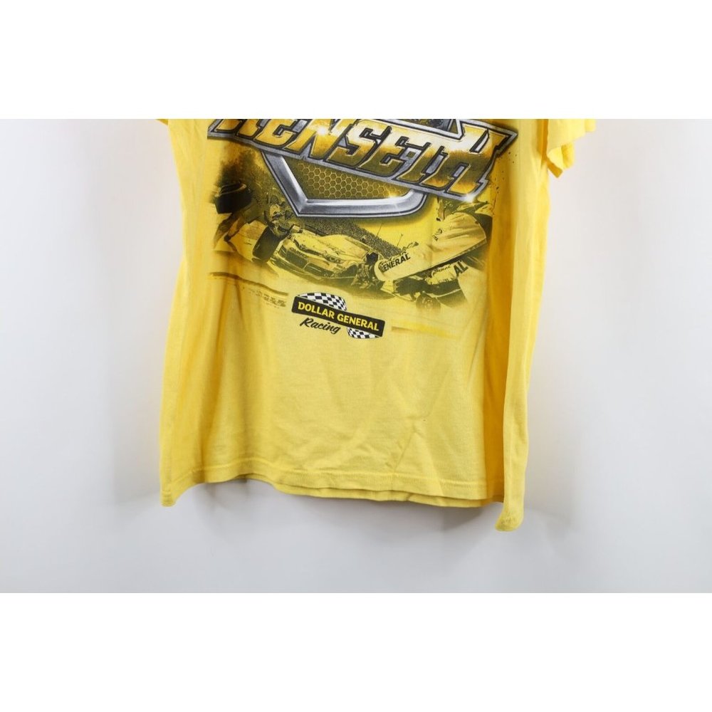 Vintage NASCAR Mens Large Spell Out All Over Print Matt Kenseth Racing T-Shirt - Picture 3 of 12